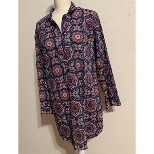 Victorias Secret Women's Long-Sleeve Tunic Sleep Shirt SZ Small Petite Comfort